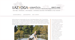 Desktop Screenshot of lazyoga.com