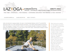 Tablet Screenshot of lazyoga.com
